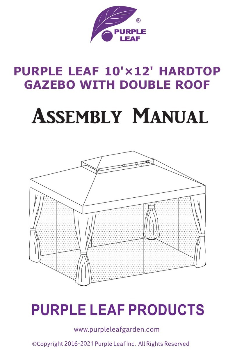 PURPLE LEAF ZYMHTG1010 Assembly manual