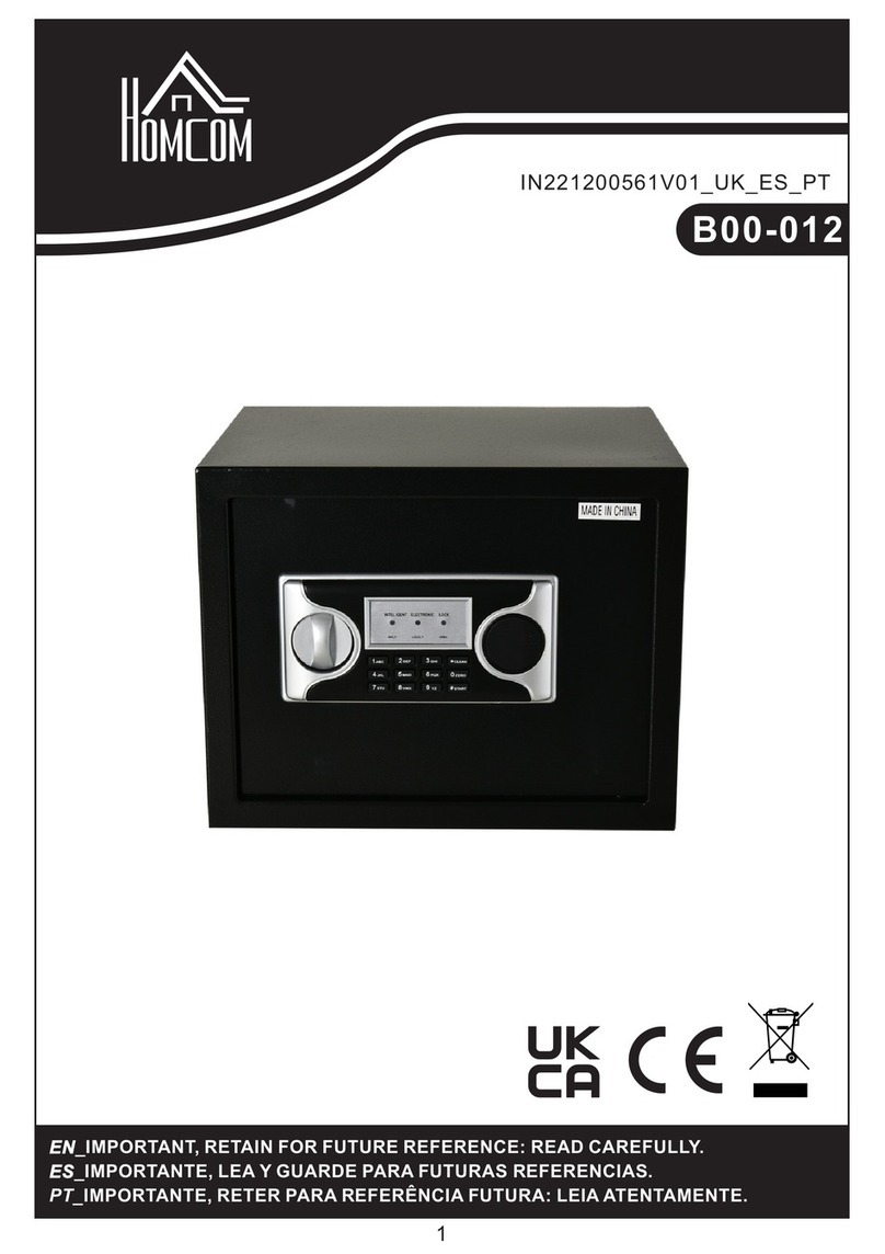HOMCOM B00-012 manual