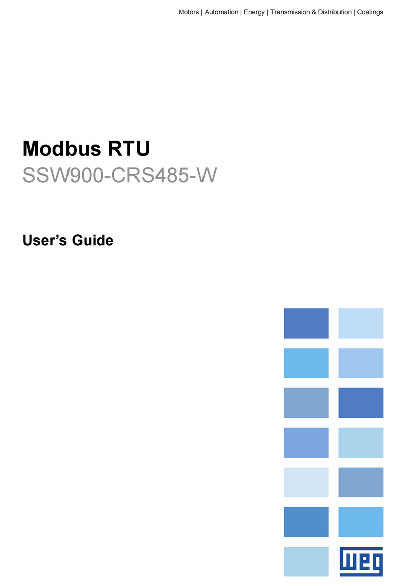 WEG SSW900-CRS485-W user guide