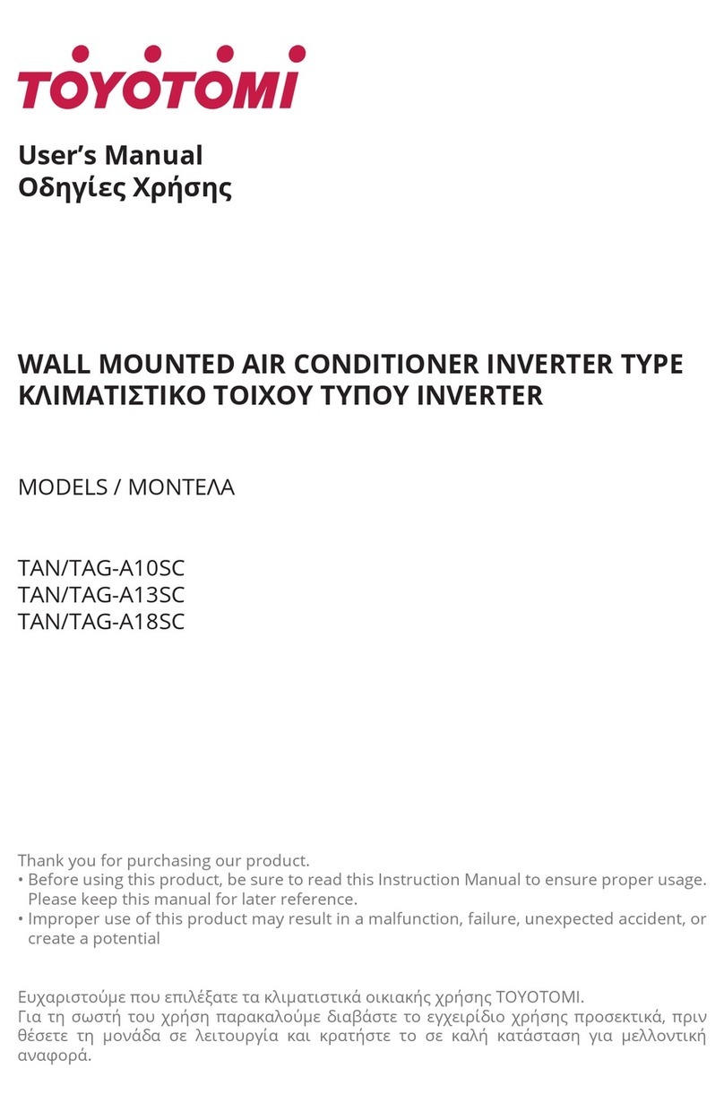 Toyotomi TAN-A10SC User manual