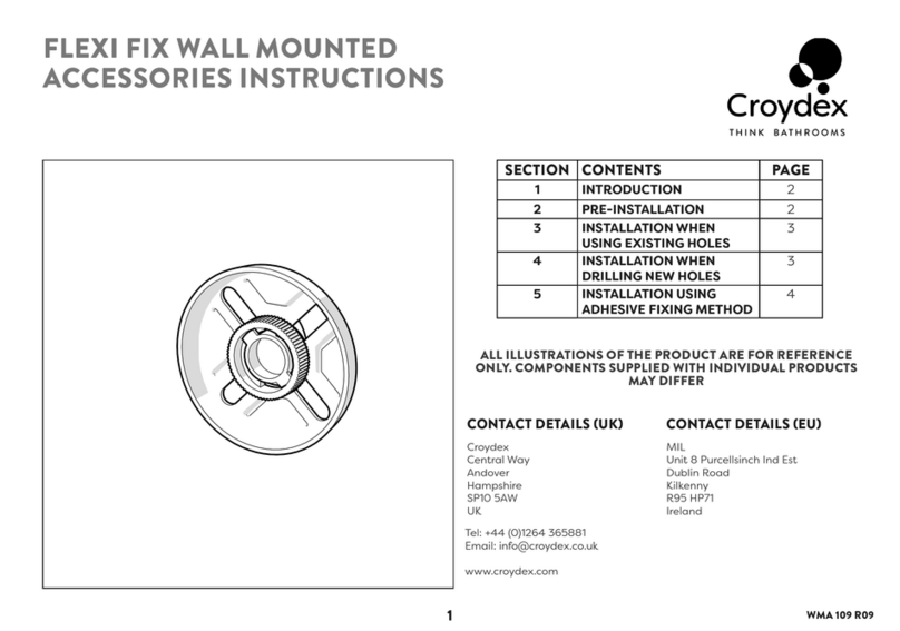 Croydex FLEXI FIX AJ402041 User manual Croydex FLEXI FIX AJ402041 User manual