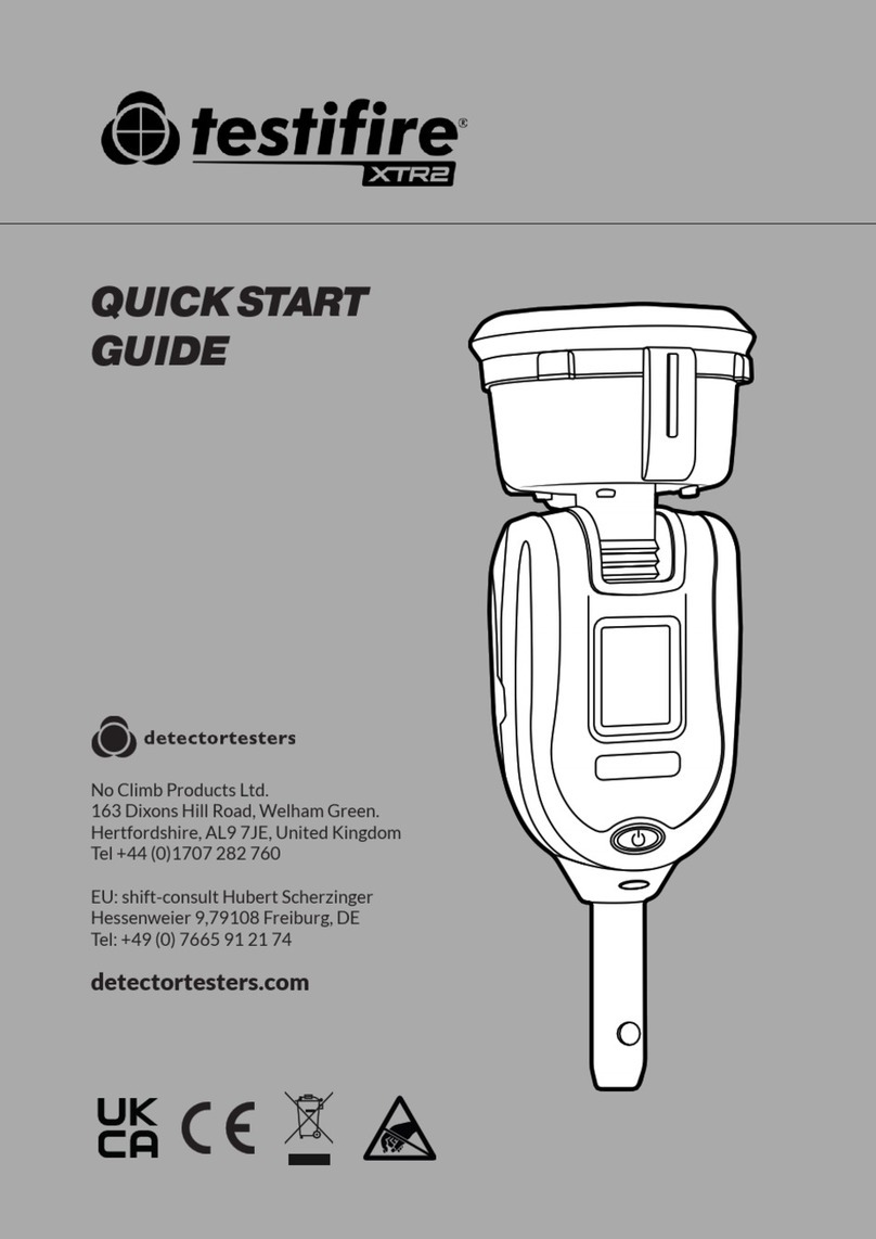 Detectortesters testifire XTR2 User manual