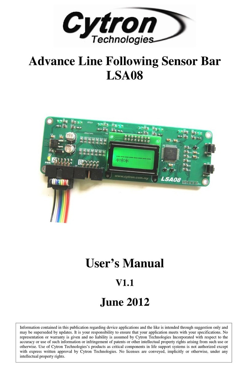 Cytron Technologies LSA08 user manual