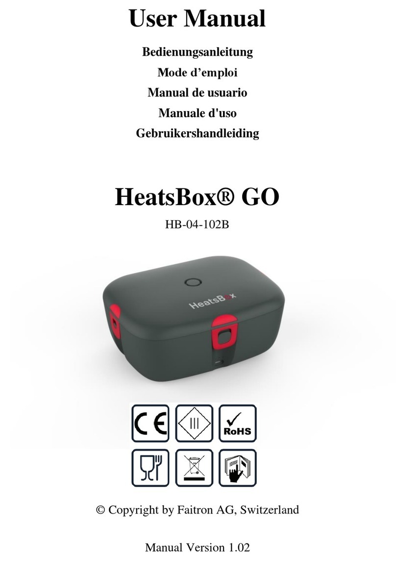 Faitron HeatsBox GO user manual Faitron HeatsBox GO user manual