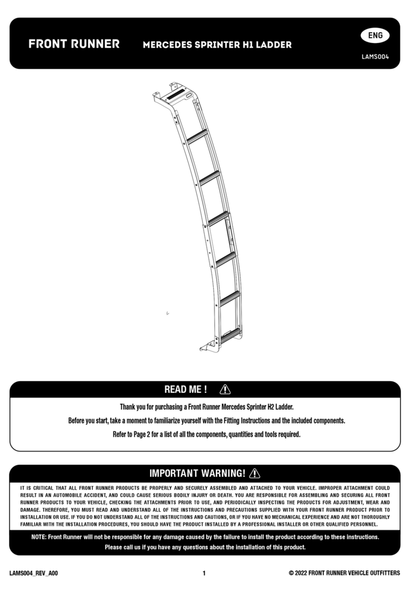 Front Runner LAMS004 User manual