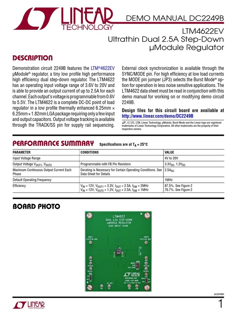 Linear Technology DC2249B Quick setup guide Linear Technology DC2249B Quick setup guide