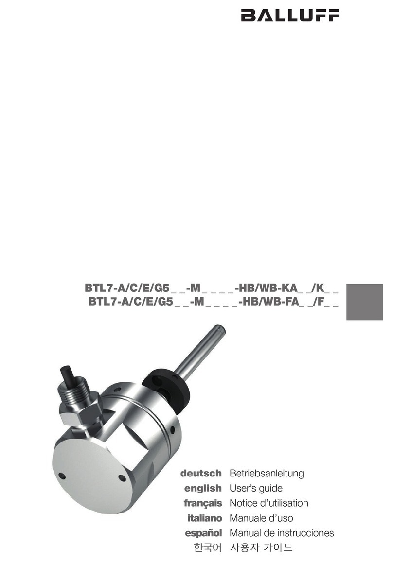 Balluff BTL7-A/C/E/G5 M HB/WB-KA K Series user guide