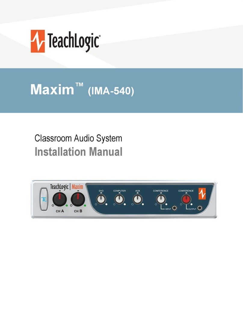 TeachLogic Maxim IRM-6650 User manual TeachLogic Maxim IRM-6650 User manual