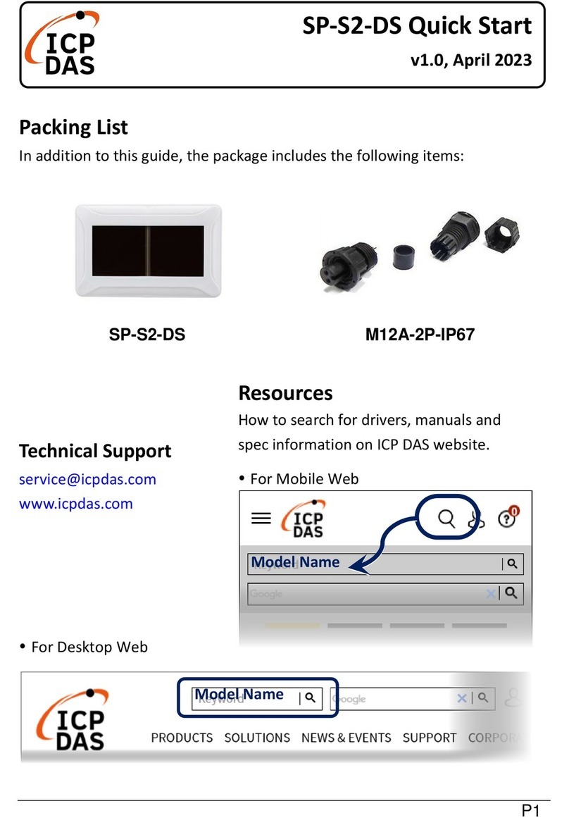 ICP DAS USA SP-S2-DS quick start