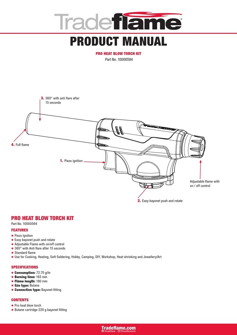 Tradeflame 10000594 User manual