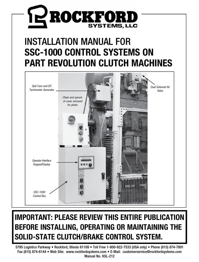 Rockford Systems SSC-1000 User manual