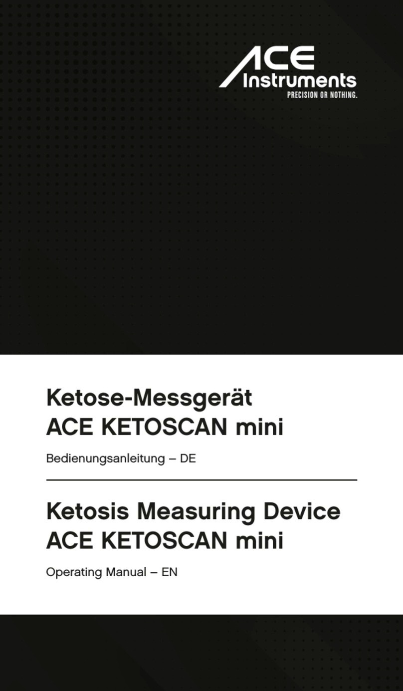 ACE INSTRUMENTS ACE KETOSCAN mini User manual