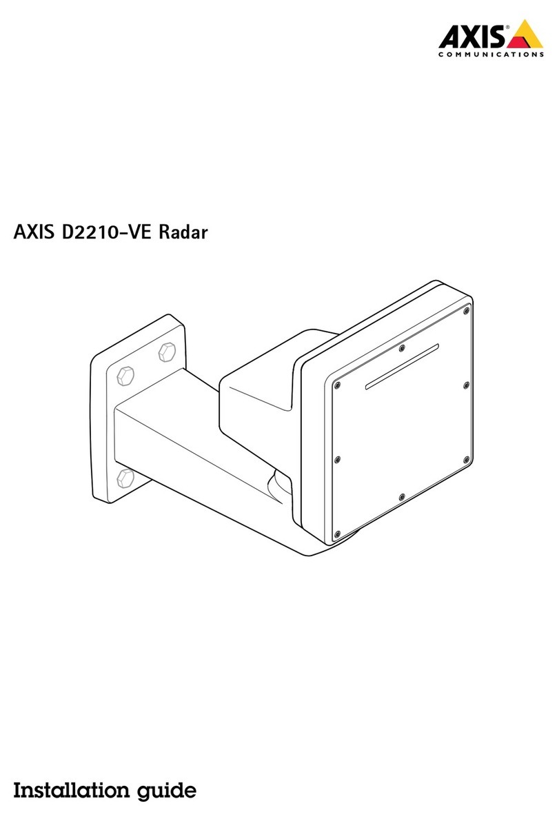 Axis D2210-VE User manual