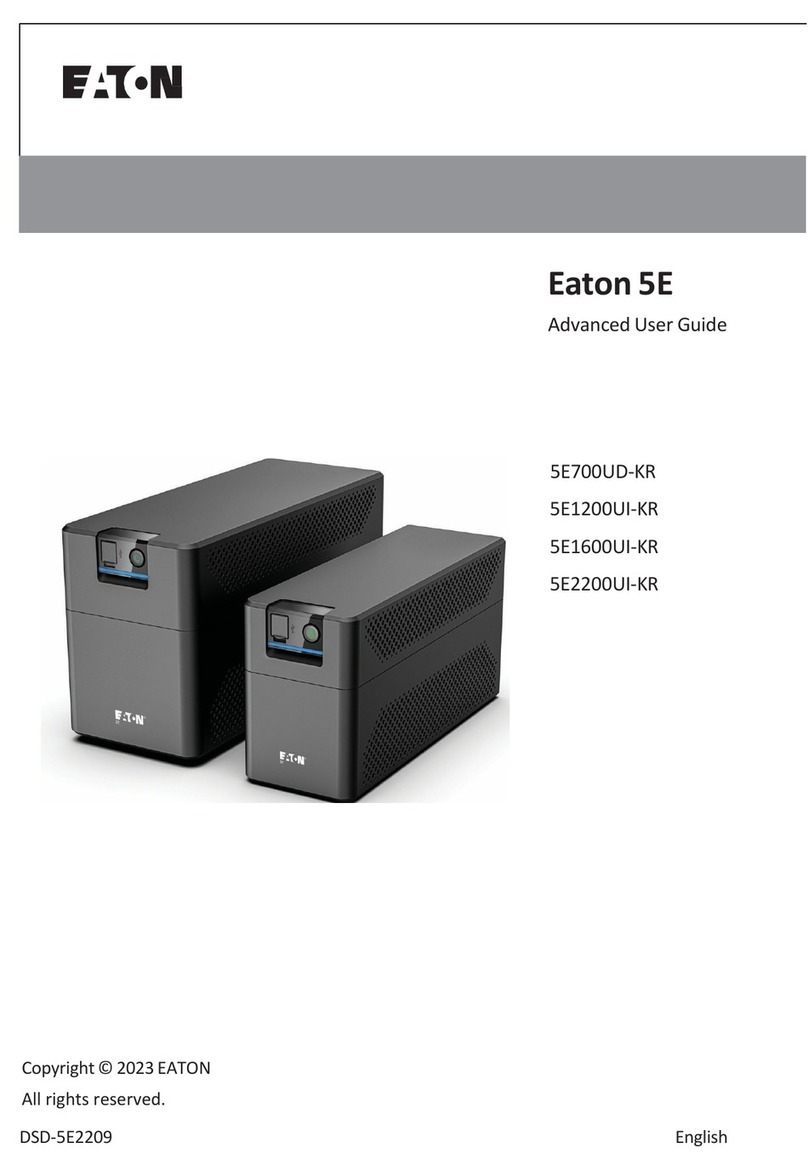Eaton 5E700UD-KR Assembly instructions