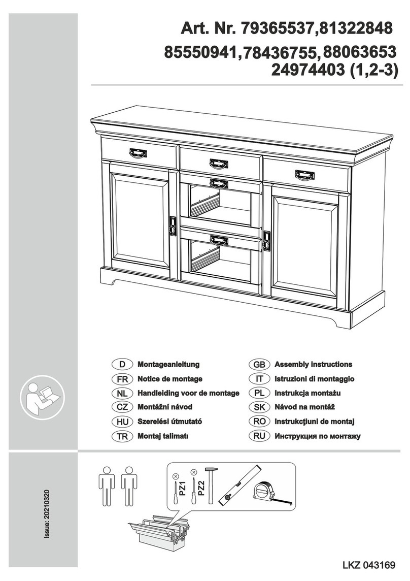 Home affaire 81322848 Assembly instructions Home affaire 81322848 Assembly instructions