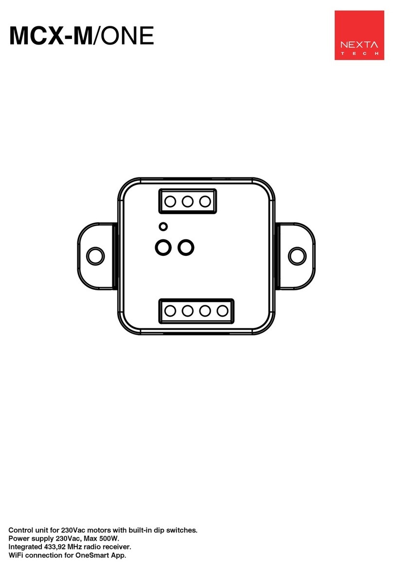 Nexta Tech MCX-M/ONE User manual