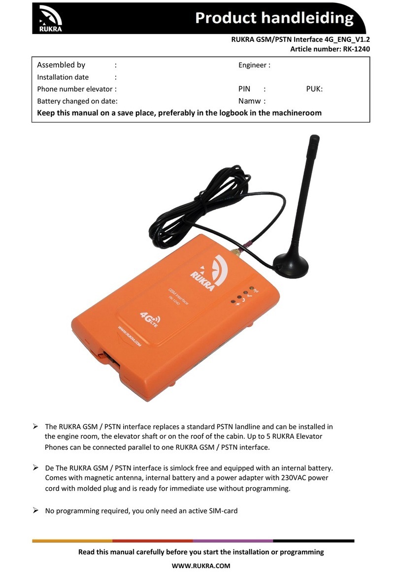Rukra RK-1240 quick start guide