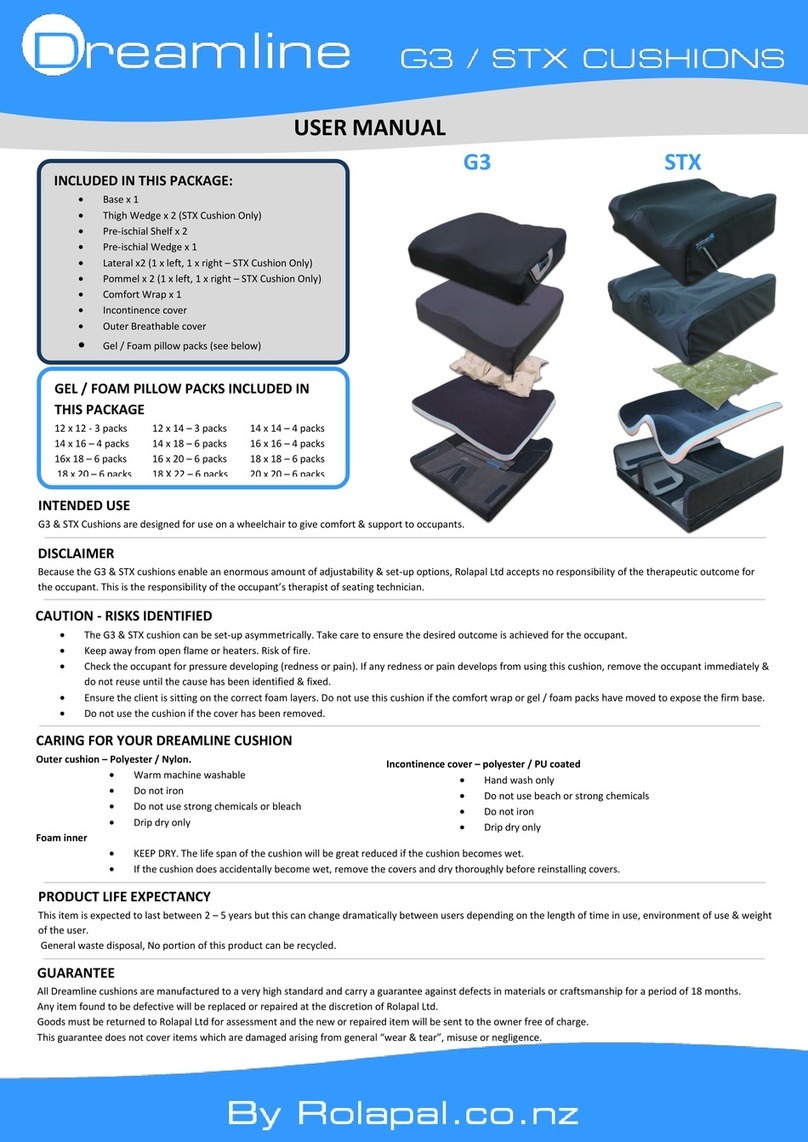 Dreamline G3 User manual