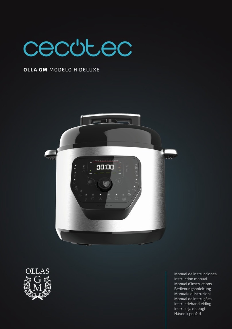 cecotec OLLA GM H DELUXE instruction manual