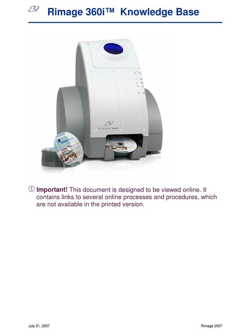 Rimage Desktop 360i manual