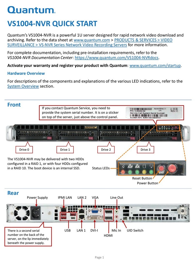 Quantum VS1004-NVR quick start