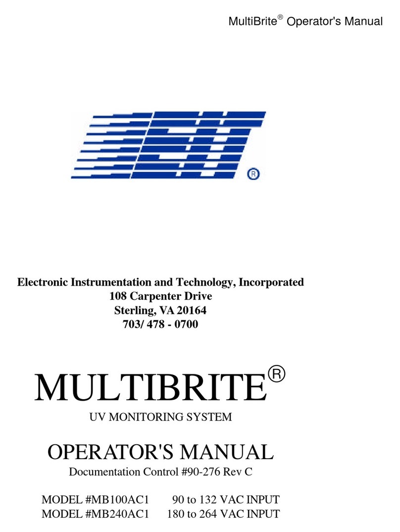 EIT MULTIBRITE MB100AC1 Operator's manual