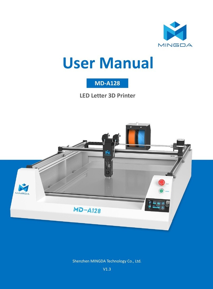 Mingda MD-A128 user manual
