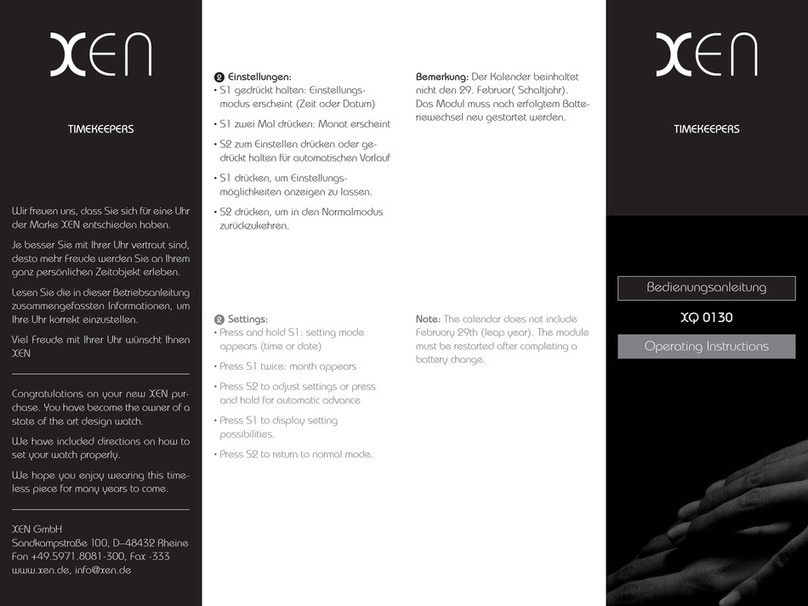 XEN XQ 0130 User manual