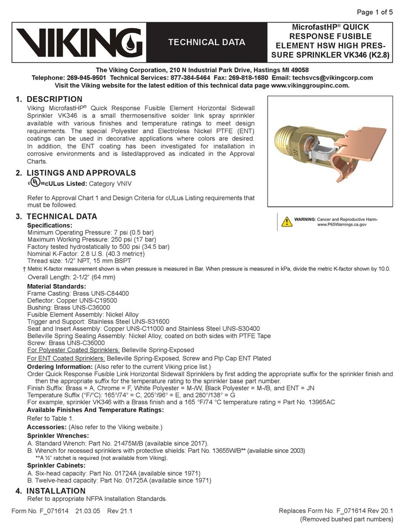 Viking MicrofastHP VK346 Technical data