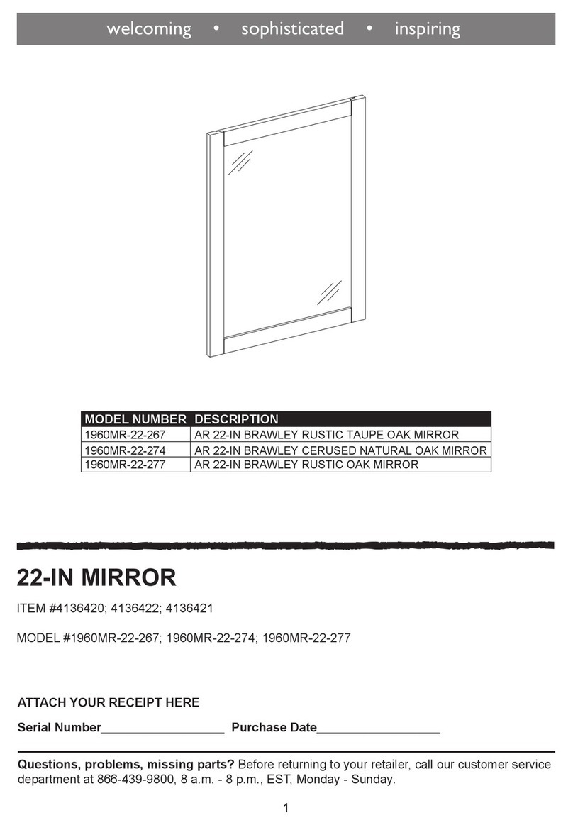 Allen + Roth AR 22-IN User manual Allen + Roth AR 22-IN User manual