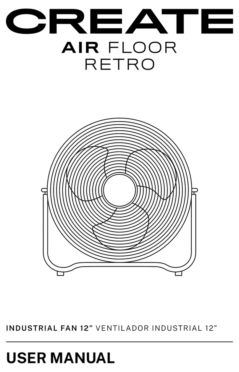 Create RETRO AIR FLOOR User manual Create RETRO AIR FLOOR User manual
