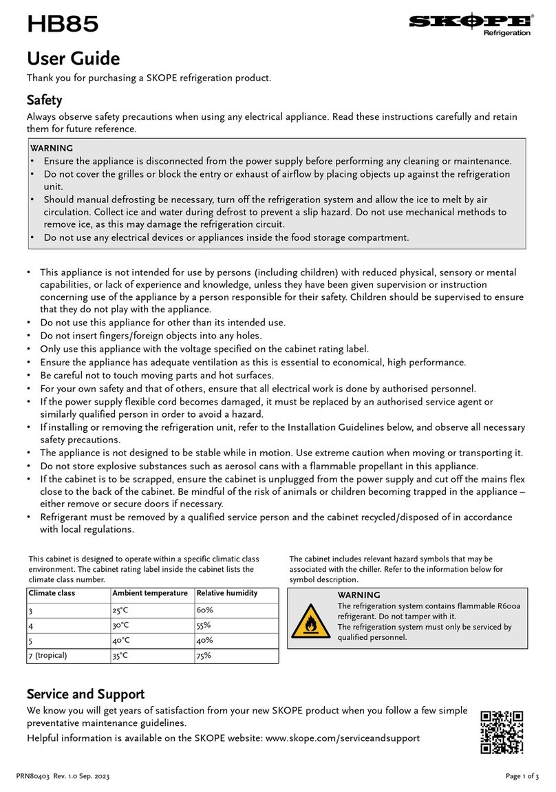 Skope HB85 User manual