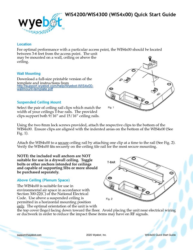 Wyebot WIS4 00 Series quick start guide
