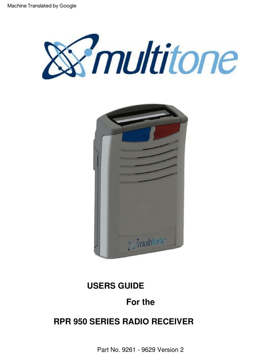 Multitone RPR 950 series user guide