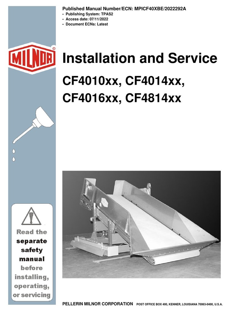 Milnor CF4010 Series manual