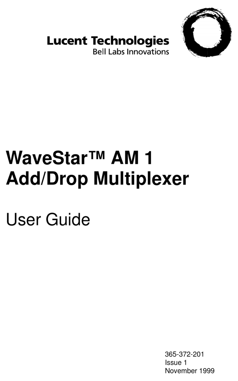 Lucent Technologies WaveStar AM 1 user guide