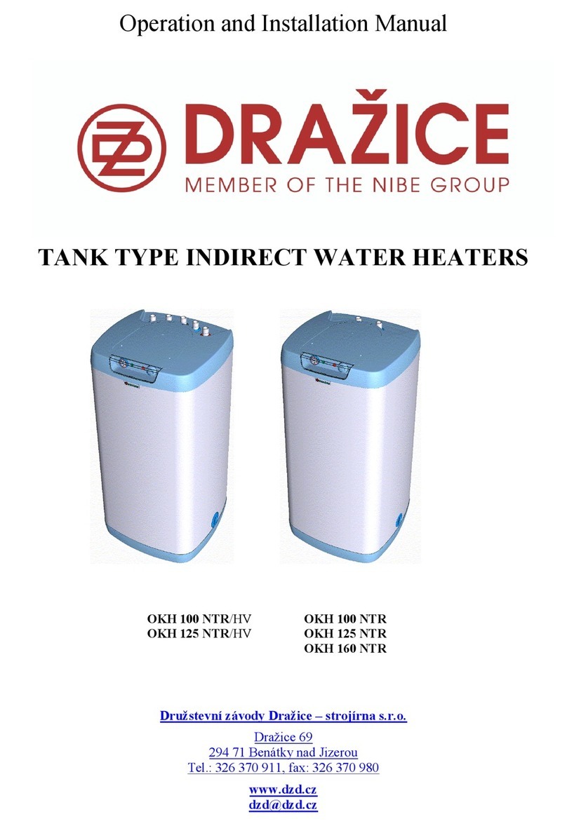 Drazice OKH 100 NTR Operation and installation manual Drazice OKH 100 NTR Operation and installation manual