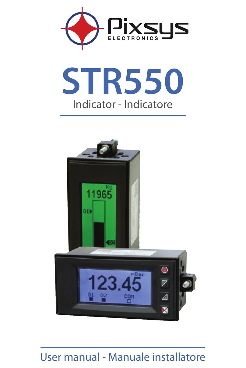 Pixsys STR550 user manual