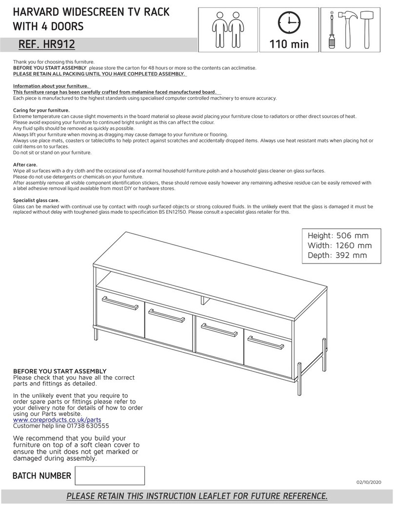 Core Products HARVARD HR912 manual Core Products HARVARD HR912 manual