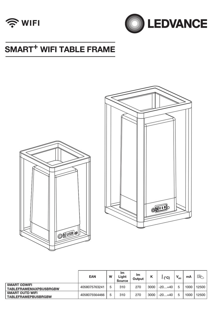 Ledvance SMART+ WIFI TABLE FRAME User manual