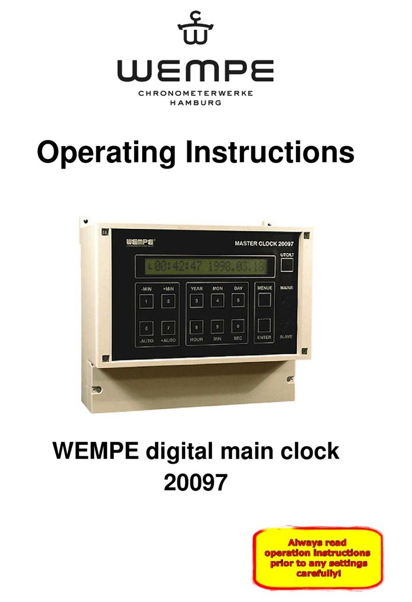 WEMPE 20097/W User manual