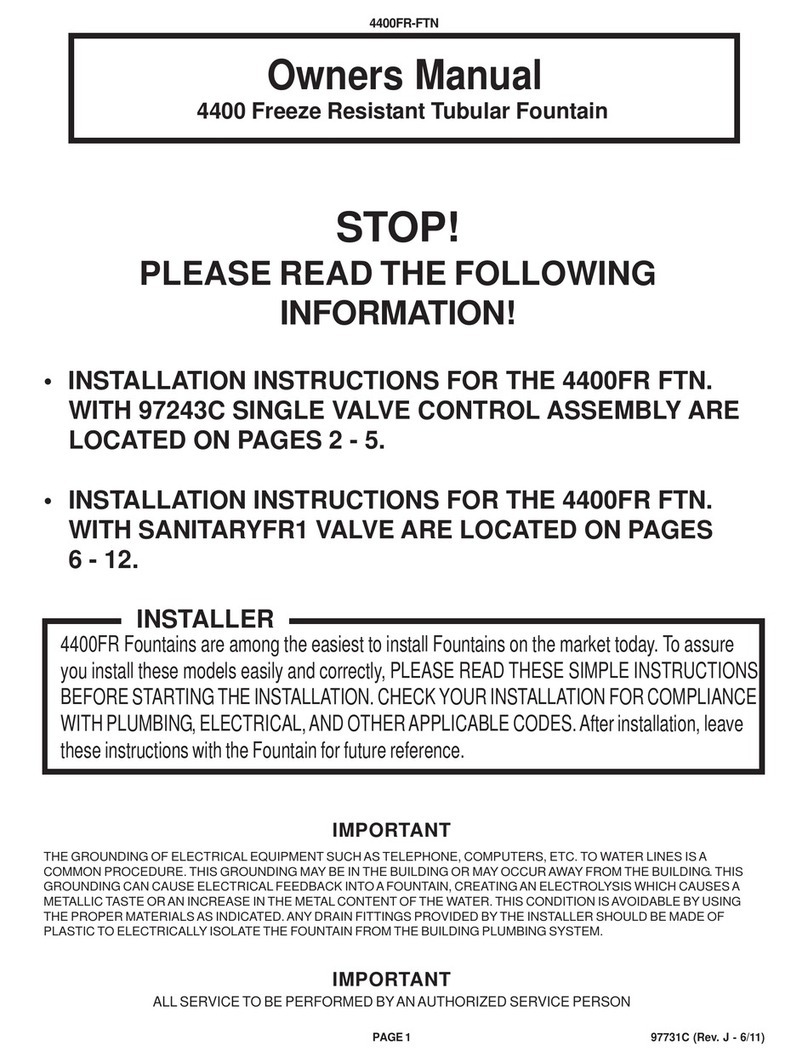 Elkay 4400FR-FTN Series User manual