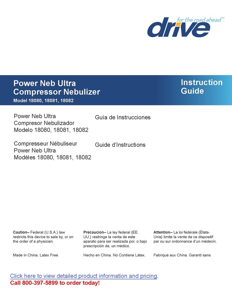 Drive Nebulizers 18080 Instruction guide