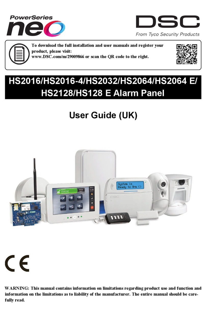 DSC neo HS128 E User manual