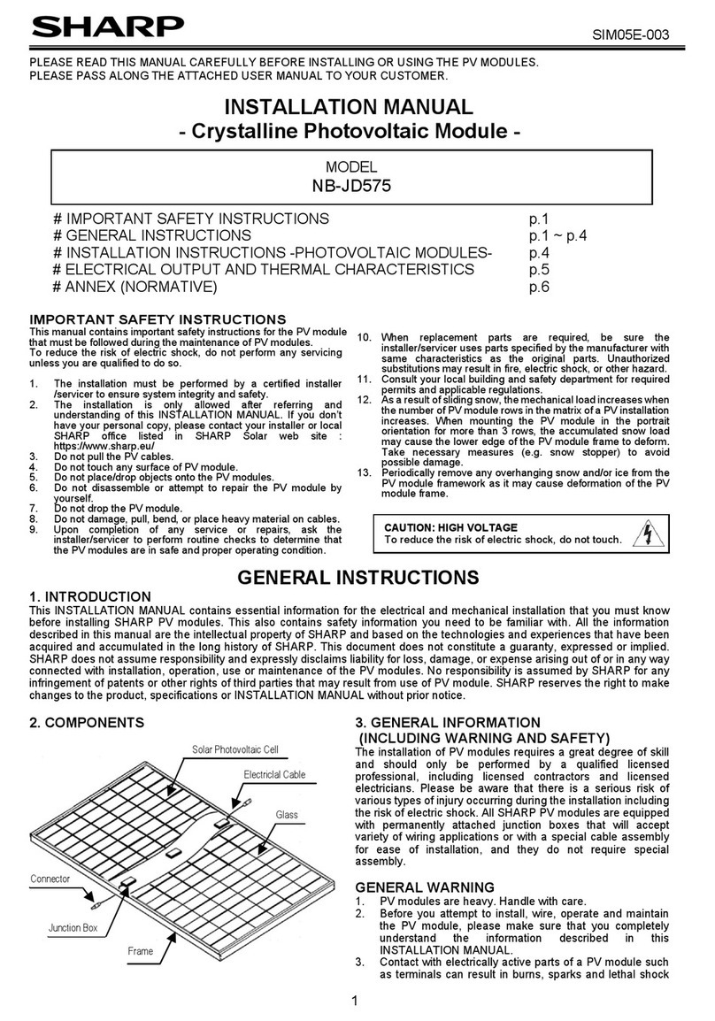 Sharp NB-JD575 User manual