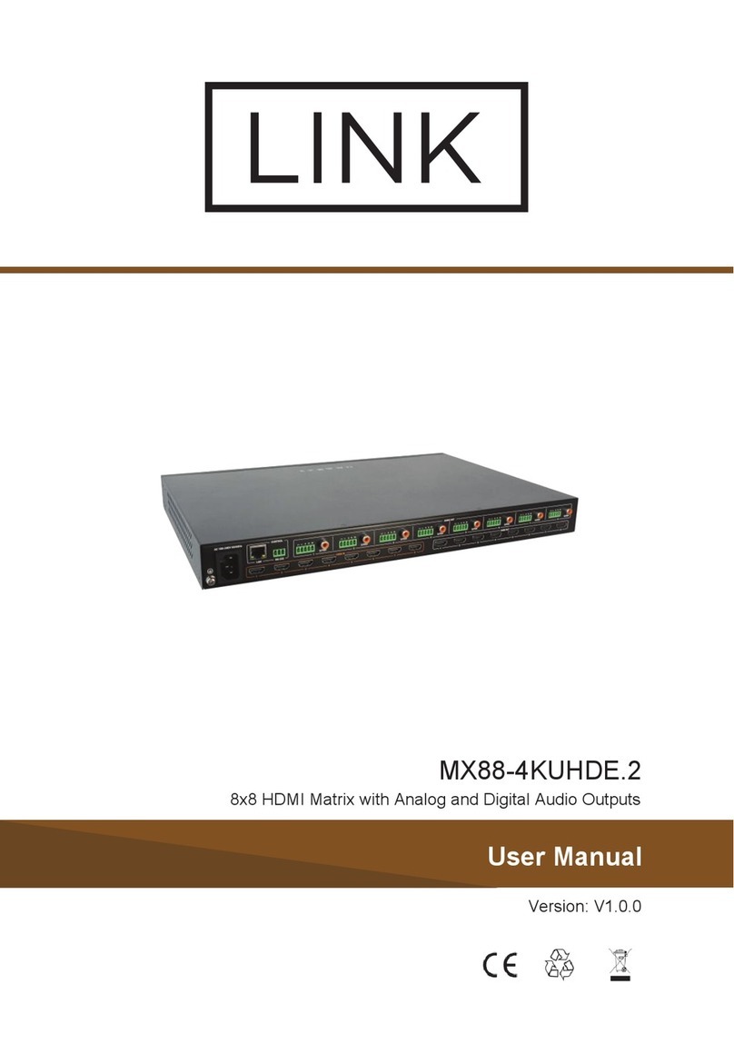 Link MX88-4KUHDE.2 user manual