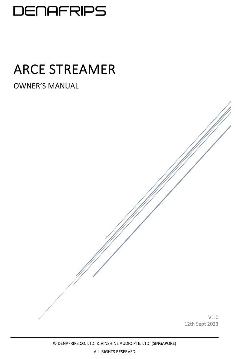 DENAFRIPS ARCE owner's manual