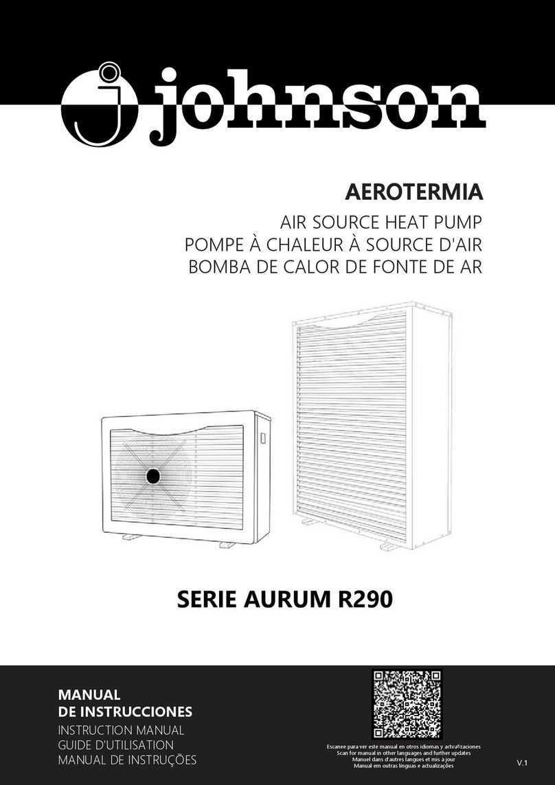 Johnson Controls AEROTERMIA AURUM R290 Series User manual Johnson Controls AEROTERMIA AURUM R290 Series User manual