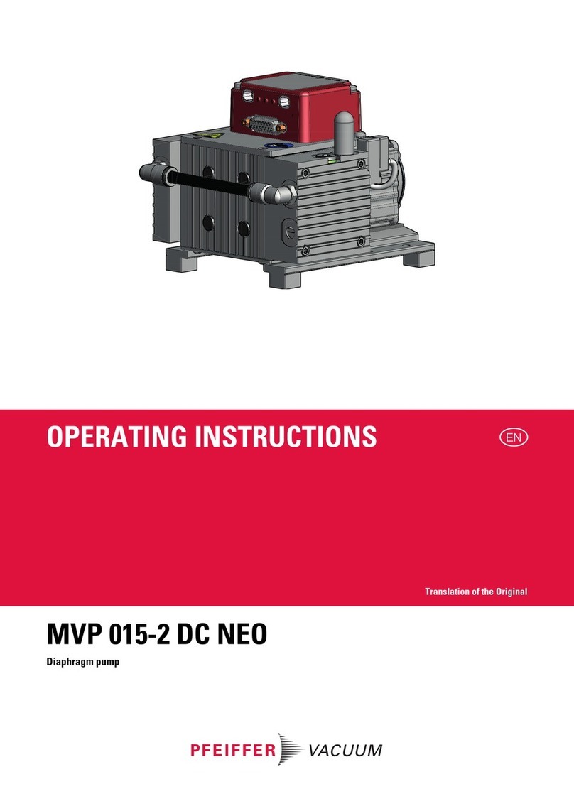 Pfeiffer Vacuum MVP 015-2 DC NEO operating instructions