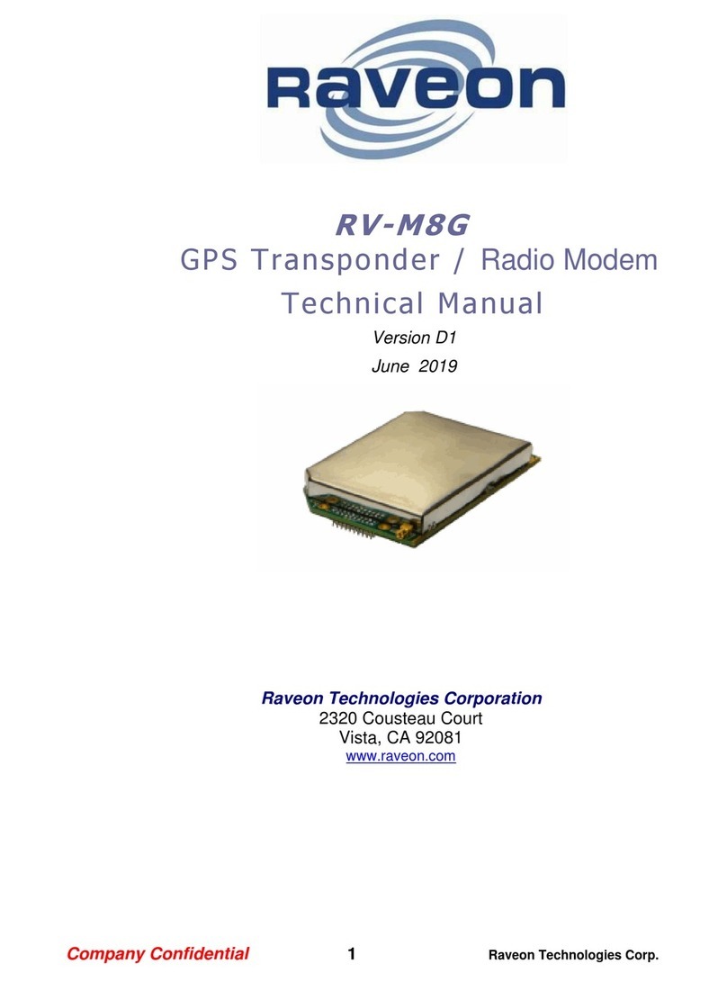 Raveon RV-M8G User manual